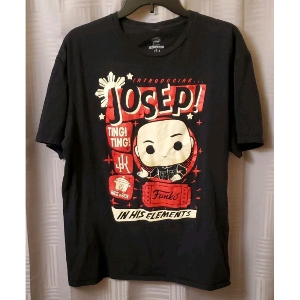 POP Jo Koy JOSEP Ting Ting In His Elements t-shirt Men's‎ XL Black and Red